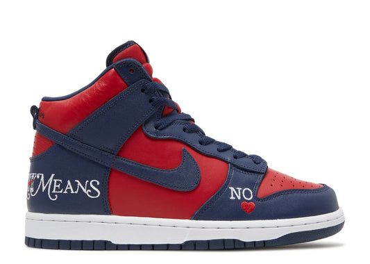 Nike Dunk High "Supreme By Any Means Navy"