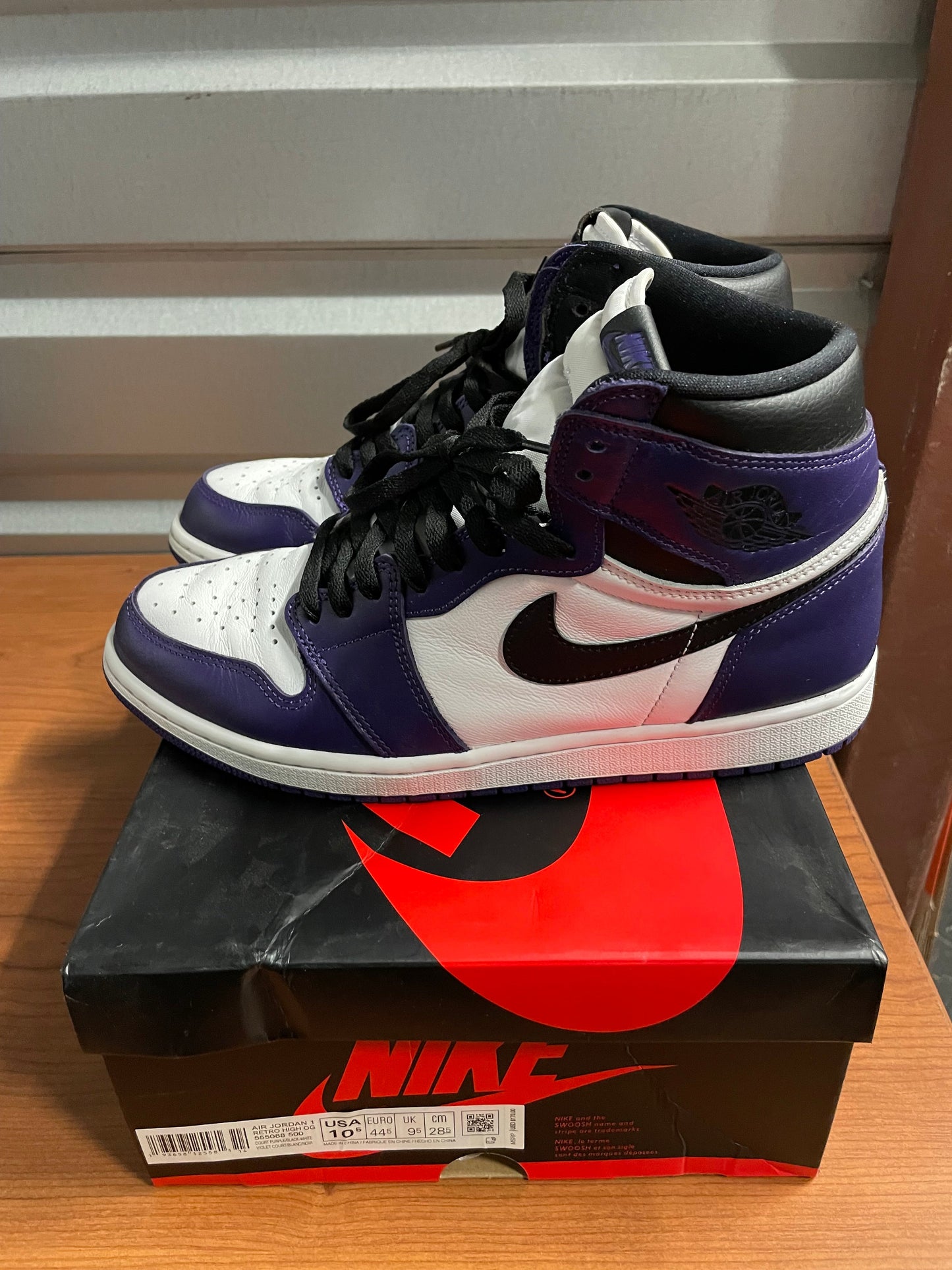 Jordan 1 "Court Purple White"