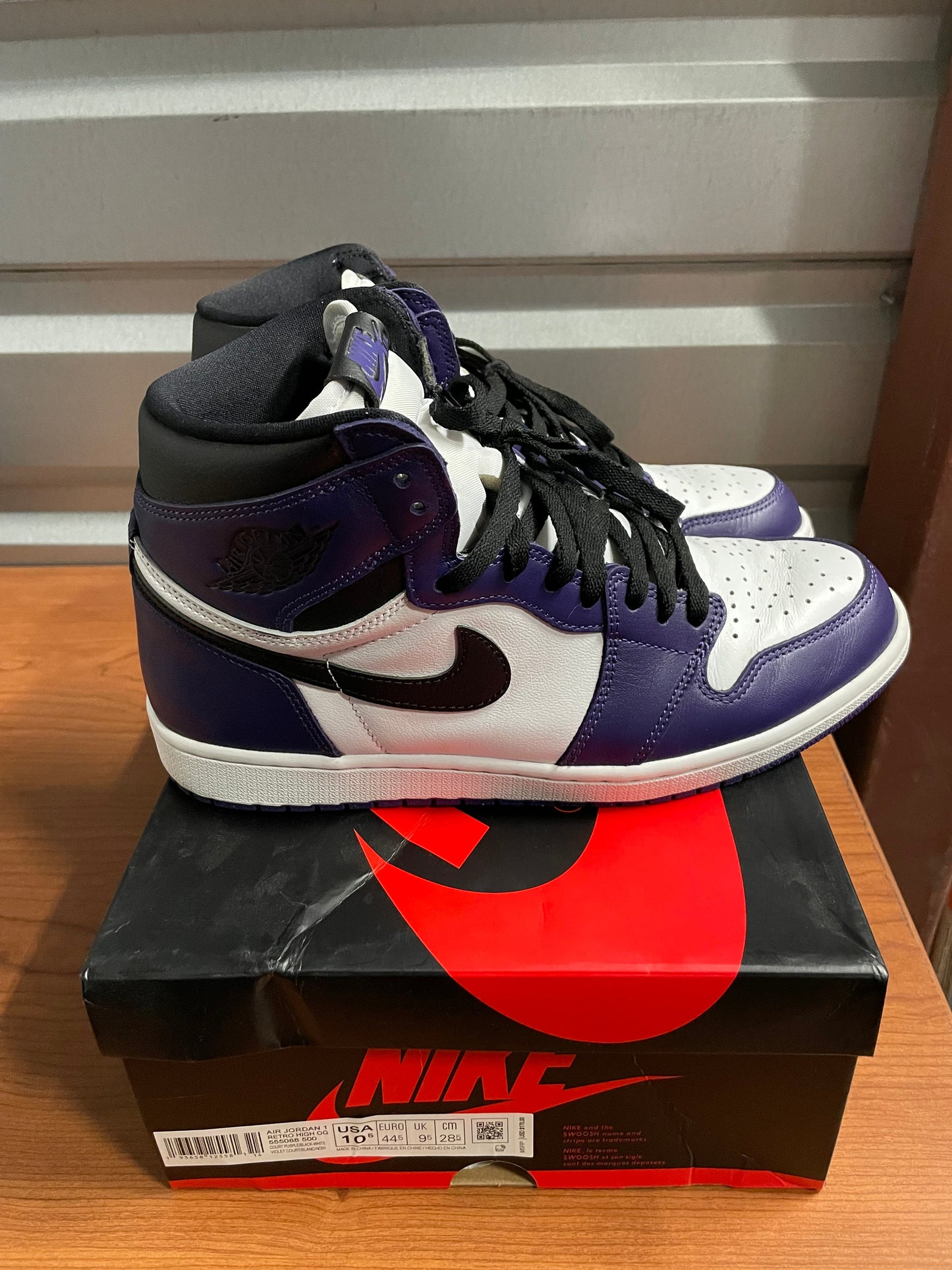 Jordan 1 "Court Purple White"