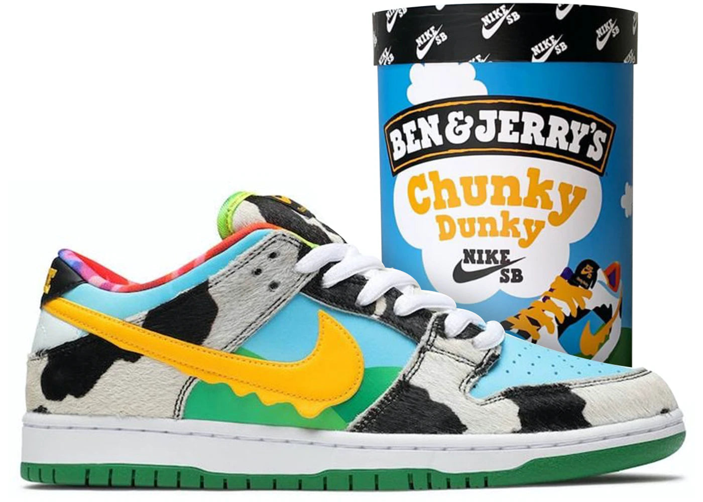 Nike Dunk Low SB "Ben & Jerry's Chunky Dunky" (F&F Box)